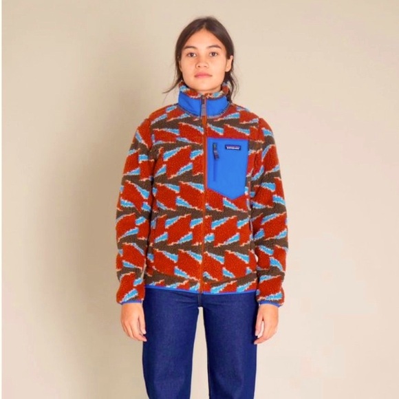 RARE Patagonia Classic Retro-X deep pile Fleece Jacket , Small - Picture 1 of 3